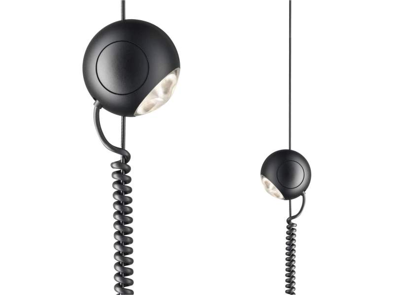 LED Spots LED Deckenlampen Büro Pendelleuchte schwarz, Belux, HELLO