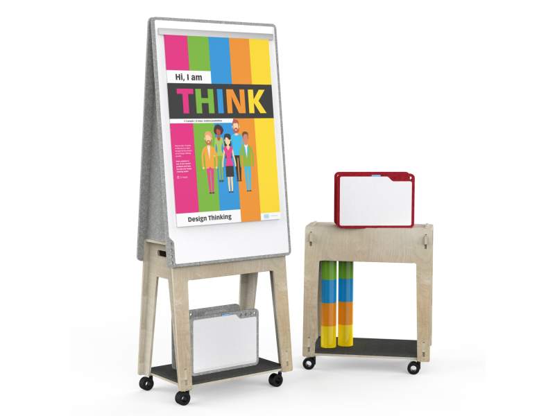Mobiles Whiteboard Holz Moderationstafel Whiteboards Legamaster Playroom