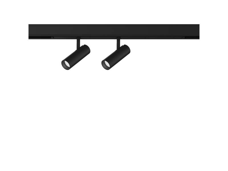 Stromschienenstrahler schwarz LED Spot XAL BO 32 / 45 / 55 intrack 2 | 3 lamps