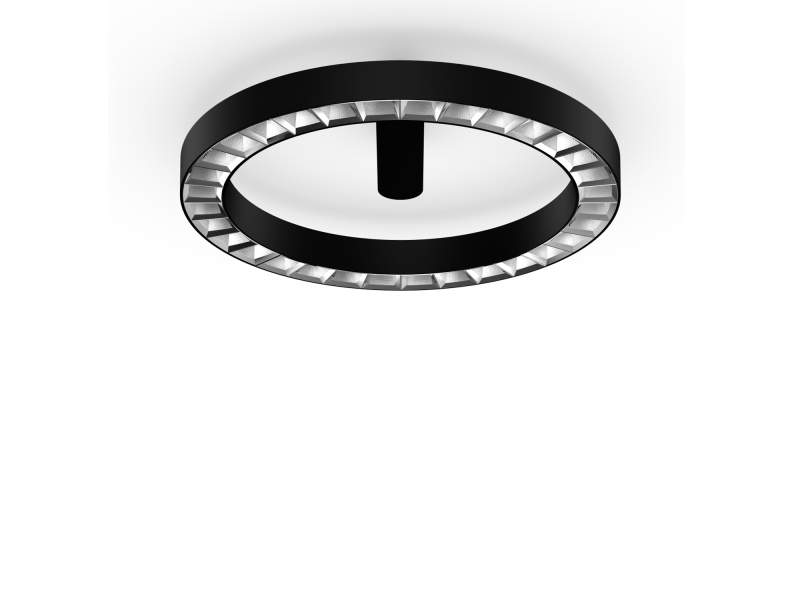 Deckenleuchte Büro Deckenleuchten rund schwarz XAL Mita circle 450