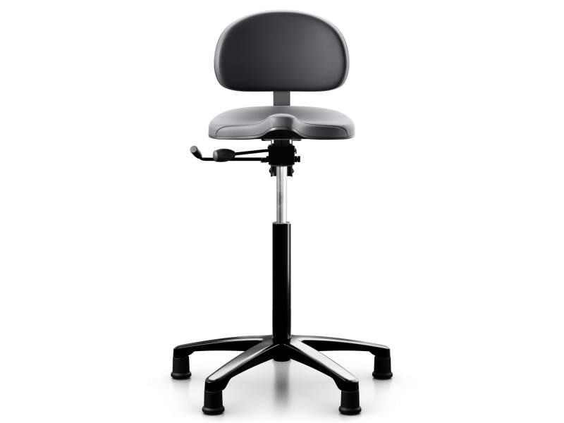 Ergonomischer Bürostuhl schwarz Schreibtischstuhl ergonomisch, Flokk, RH Support