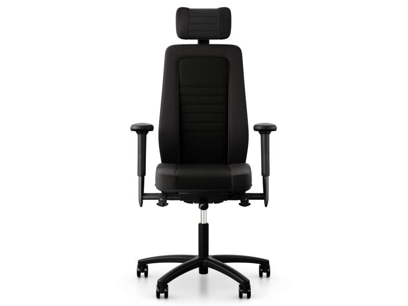 Ergonomischer Bürostuhl schwarz Bürodrehstuhl ergonomisch Büro RH Focus
