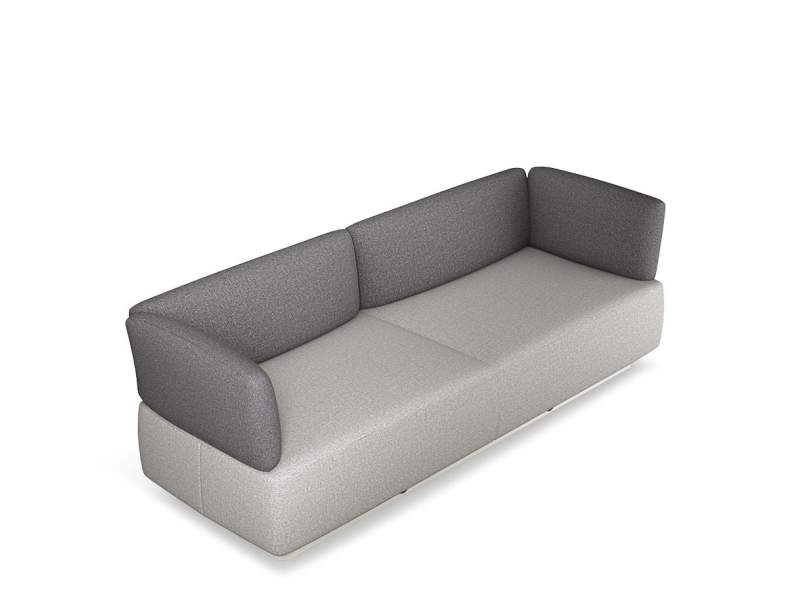 Loungesofa grau Sofa Lounge Sedus se:living Sofa