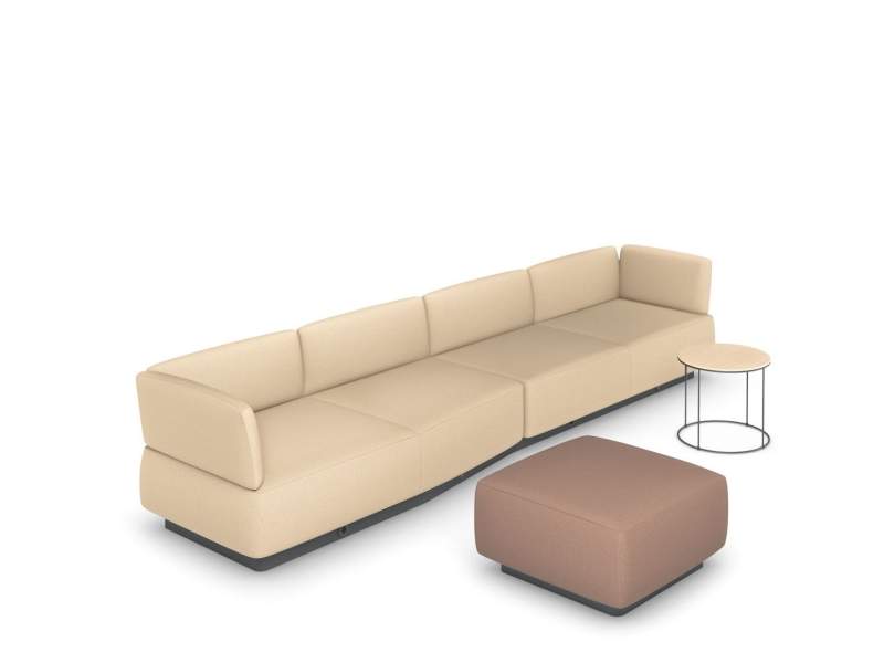 Modulare Sofas beige Sofa Lounge Sedus se:living Sofa