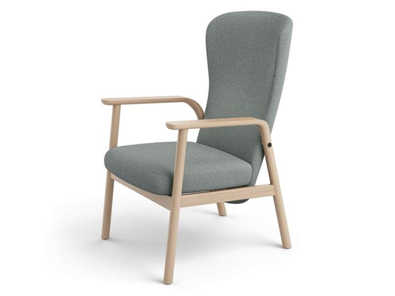 Loungesessel grau Sessel Lounge Holz Brunner feel