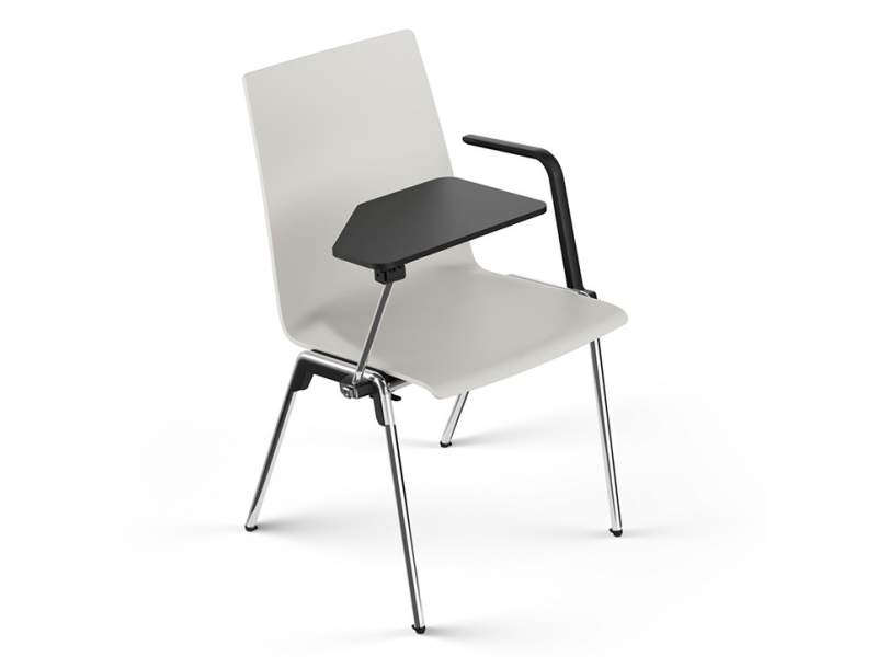 Stapelstuhl weiss Stapelstühle Grossraumstuhl stapelbar Besuchesrstuhl Brunner hero plus flex