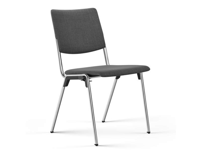 Stapelstuhl schwarz Stapelstühle Grossraumstuhl stapelbar Besuchesrstuhl Brunner hero plus flex