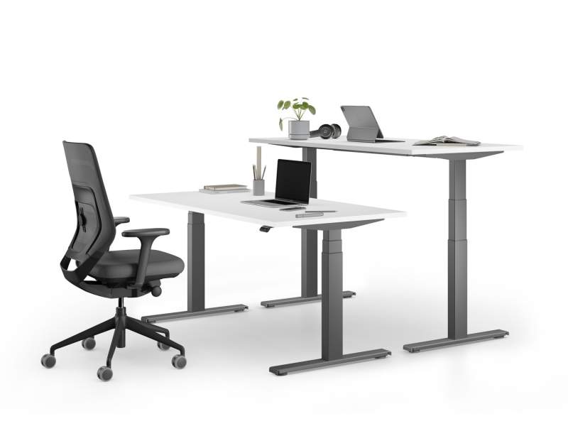 höhenverstellbarer Schreibtisch Büro Schreibtische Home Office Schreibtisch Bürotisch FM Büromöbel fm fouraction
