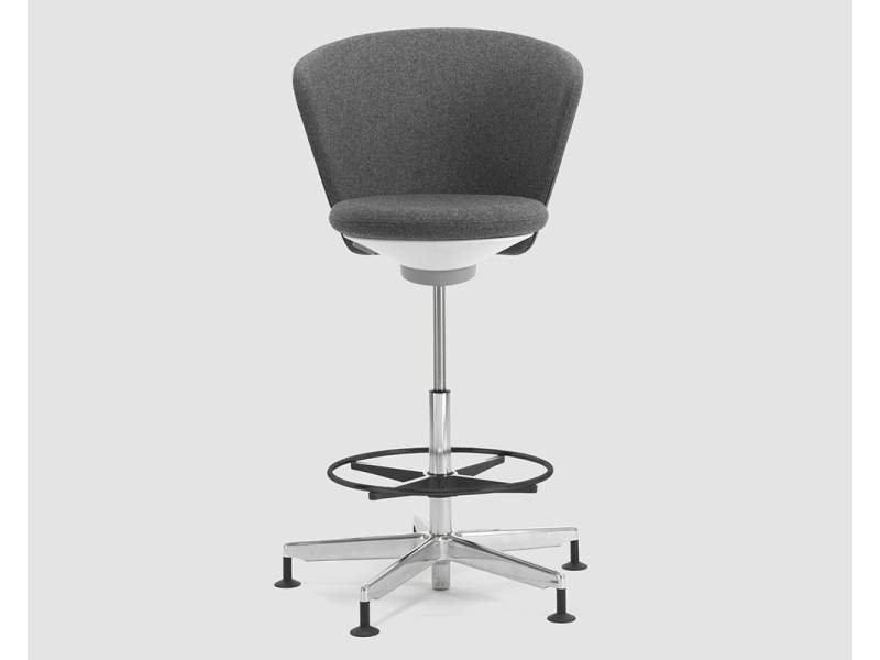 Counterstuhl grau Counterstühle Konferenz Bene, Bay Chair Counter
