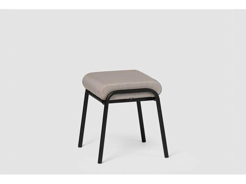 Polsterhocker grau Bene CASUAL Outdoor Stool low