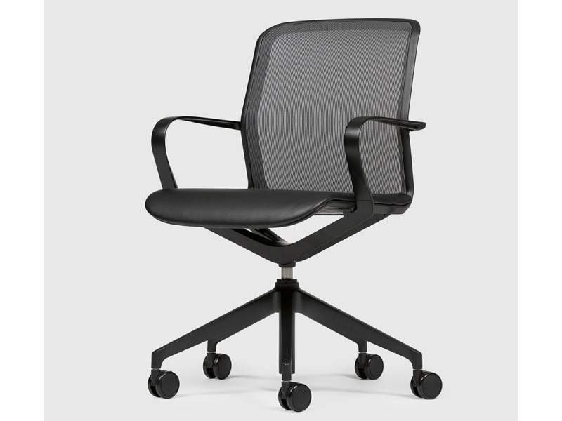 Bürodrehstuhl schwarz Bürodrehstühle  Netzgewebe Bürostuhl mit Armlehnen, Bene, Filo Chair