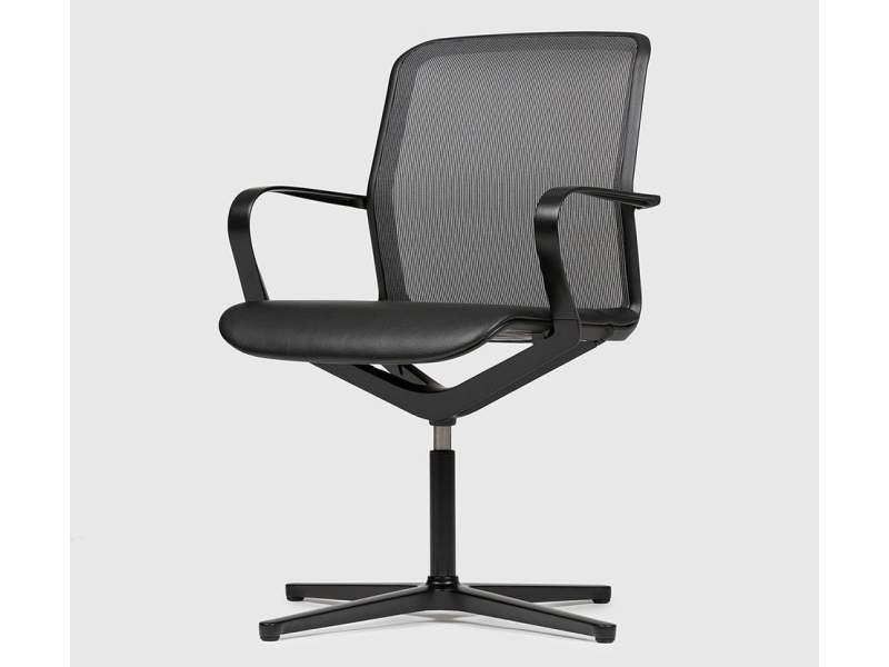 Konferenzstuhl schwarz Konferenzstühle mit Armlehnen Netzgewebe Bene, Filo Chair