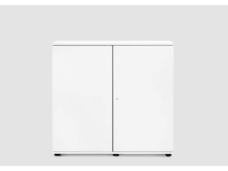 Schrank weiss Büroschranksystem Sideboard Büro Bene, KX Stauraum