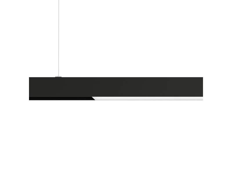 Lichtsystem XAL Move it pro als lineare Pendelleuchte mit schlankem Aluminiumprofil