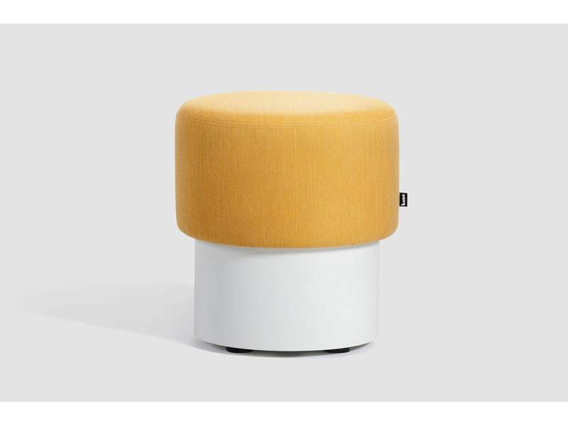 Hocker gelb Polsterhocker, Bene, PARCS Pop-up Stool