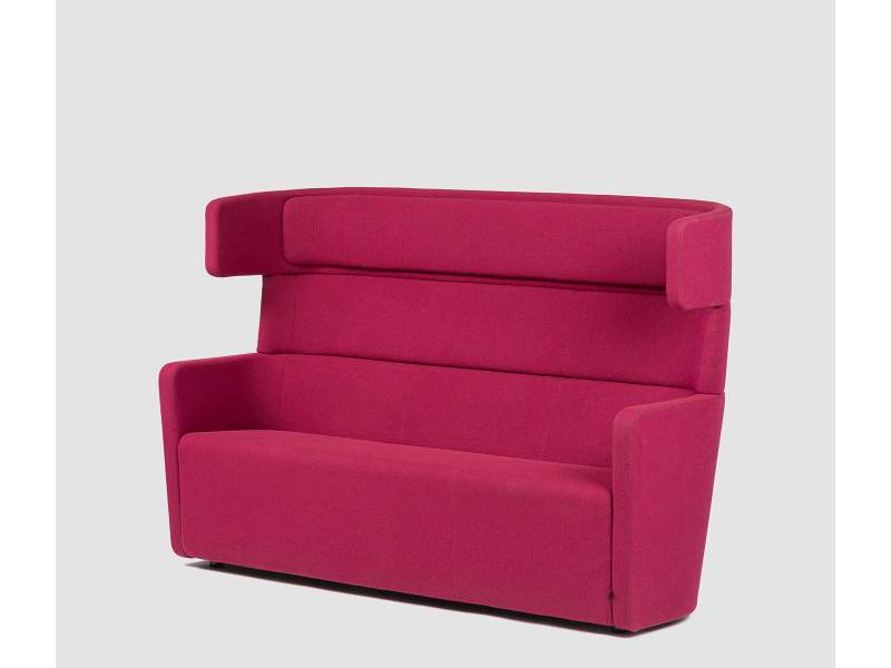Loungemöbel Loungesofa Sofa violett Büro Lounge Möbel, Bene, PARCS Wing Sofa