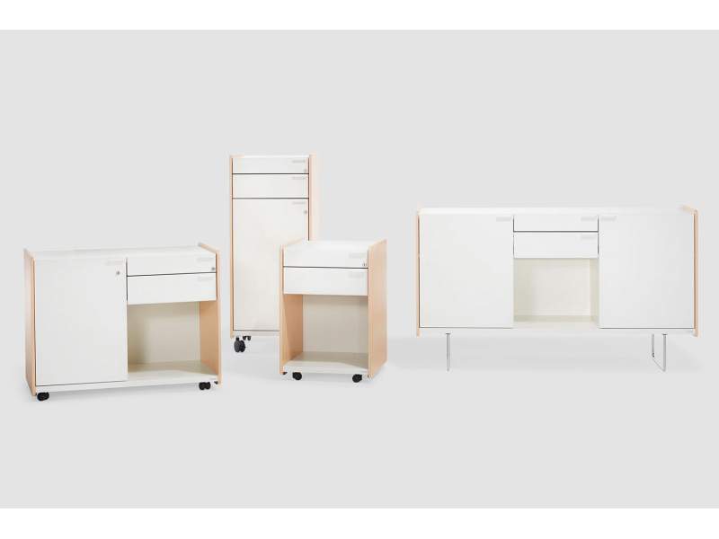 Büro Stauraum Sideboard Stauraummöbel Holz Bene SIDE_S