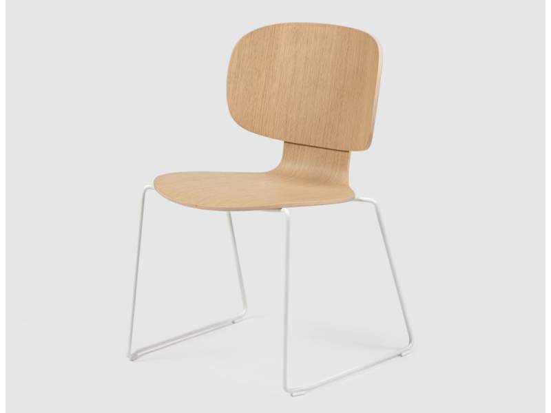 Besucherstuhl Holz Besucherstühle Cafeteria Stuhl stapelbar BENE STUDIO Chair