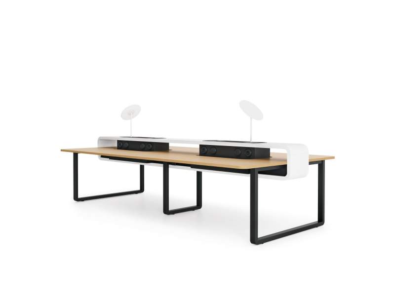 Team-Tisch Büro Team-Tische Coworking kollaborativer Tisch Hot Desking Tisch gross Husoffice hushspot
