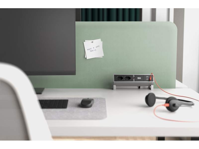 Elektro-Steckdosen Kabelführungen/Elektrifizierungen, BACHMANN, DESK 2