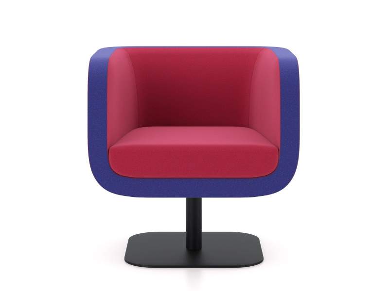 Loungesessel rot und blau Sessel Lounge Sitzmöbel Kollektion Kusch+CO Bound Sessel