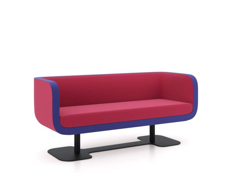 Loungesofa rot Sofa Lounge Sitzmöbel Kollektion Kusch+CO Bound Sofa