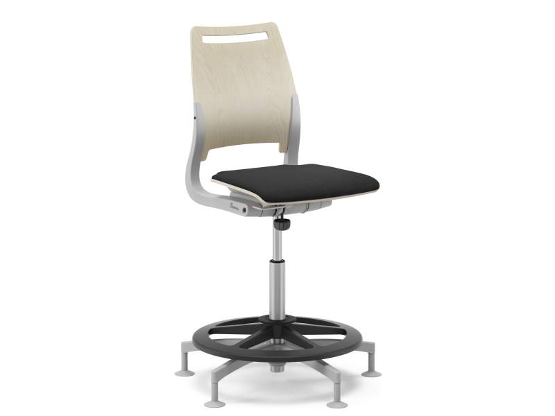 Ergonomischer Bürostuhl Bürodrehstuhl ergonomisch Büro Holzschale gepolstert Xact Kinnarps