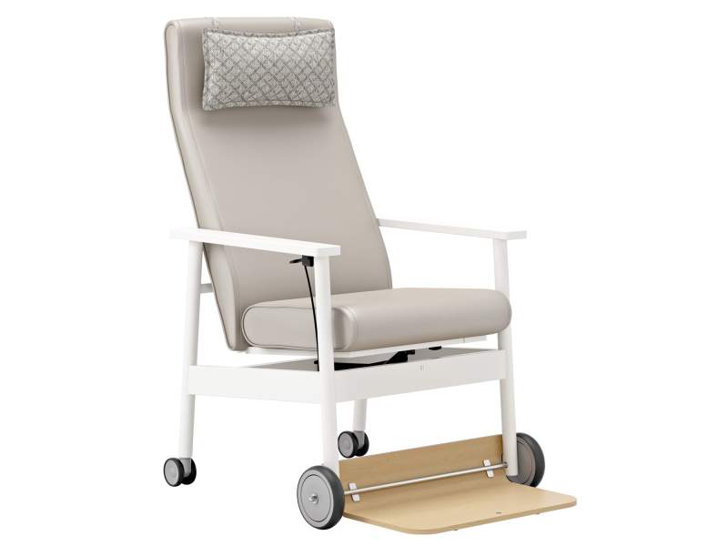 Ruhesessel grau Sessel fahrbar Jackie