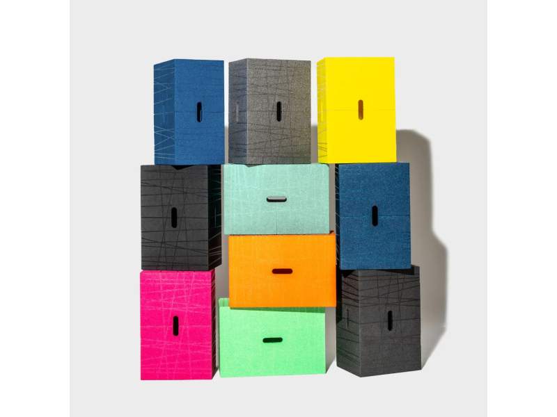 Multifunktionshocker farbig Hocker Beistelltisch Westermann Xbrick®