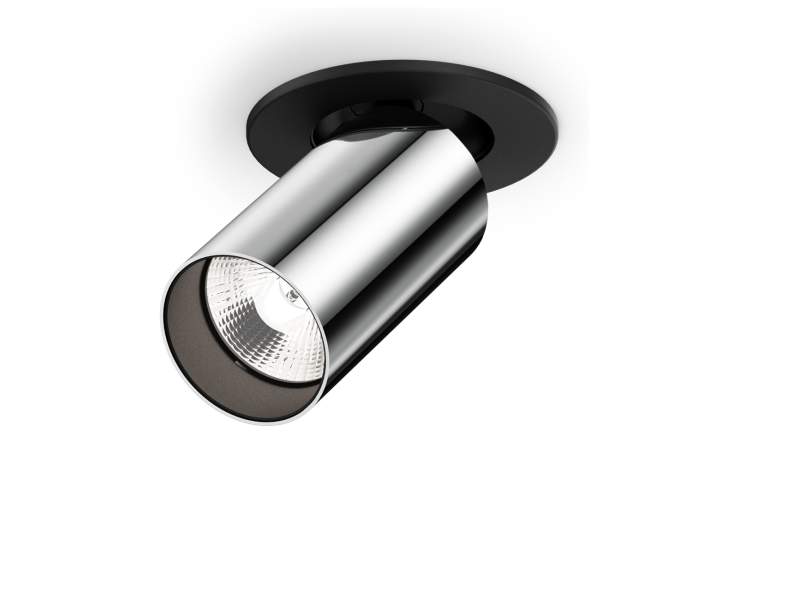 Rundes Strahlerelement LED Spot Deckenleuchte Chrom Deckenleuchte XAL Move In