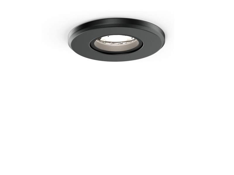 Runder Einbaustrahler schwarz Deckenleuchte LED XAL Micro 10