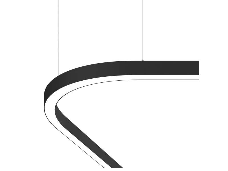 Pendelleuchte schwarz Lichtsysteme XAL Mino 60 Curve