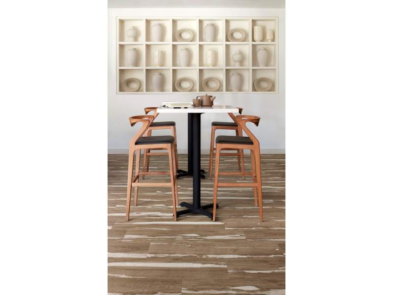 Elastische Bodenbeläge Büro Bodenbelag LVT Interface Luxury Vinyl Tile - Crossroads
