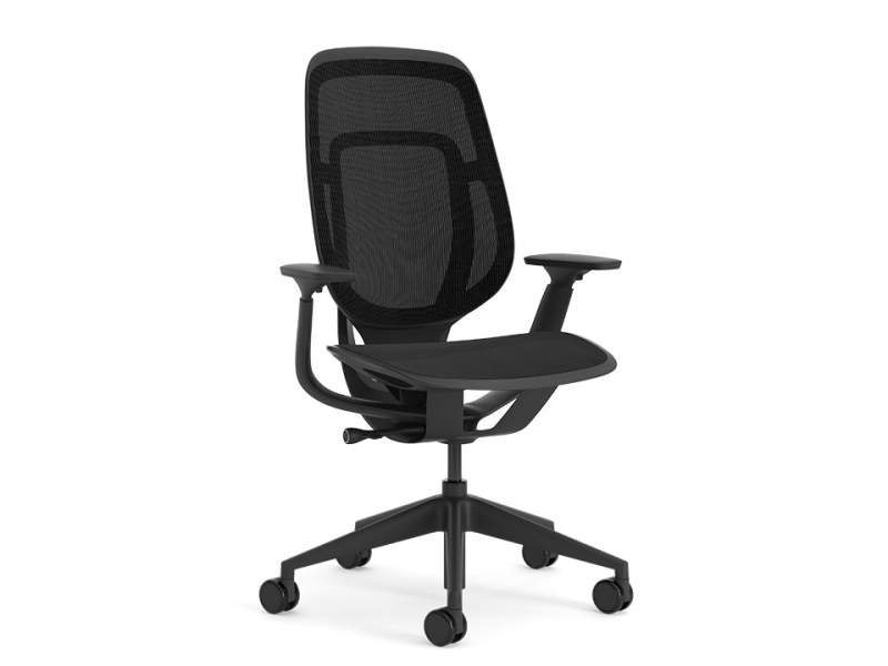 Bürodrehstuhl Netzgewebe Büro Drehstühle schwarz Bürostuhl Steelcase Karman