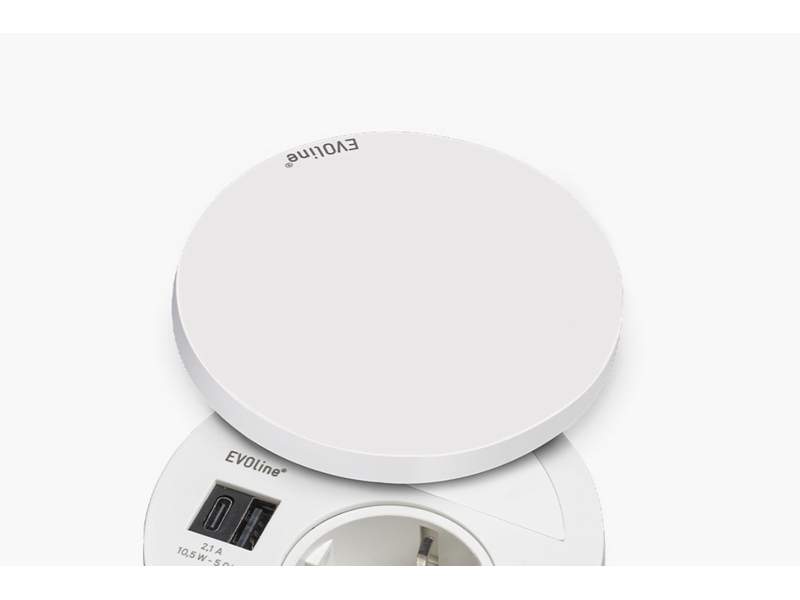 Elektro-Steckdosen IT/EDV-Dosen EVOline Circle80 Hide