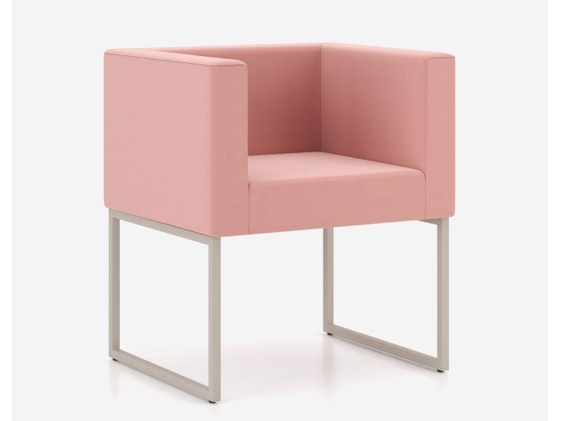 Clubsessel rosa Loungesessel Sessel Lounge Loungemöbel Nowy Styl Dallas