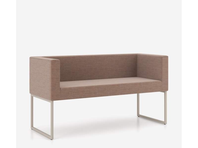 Loungesofa braun Sofa Lounge Sitzmöbel kubisch Nowy Styl Dallas
