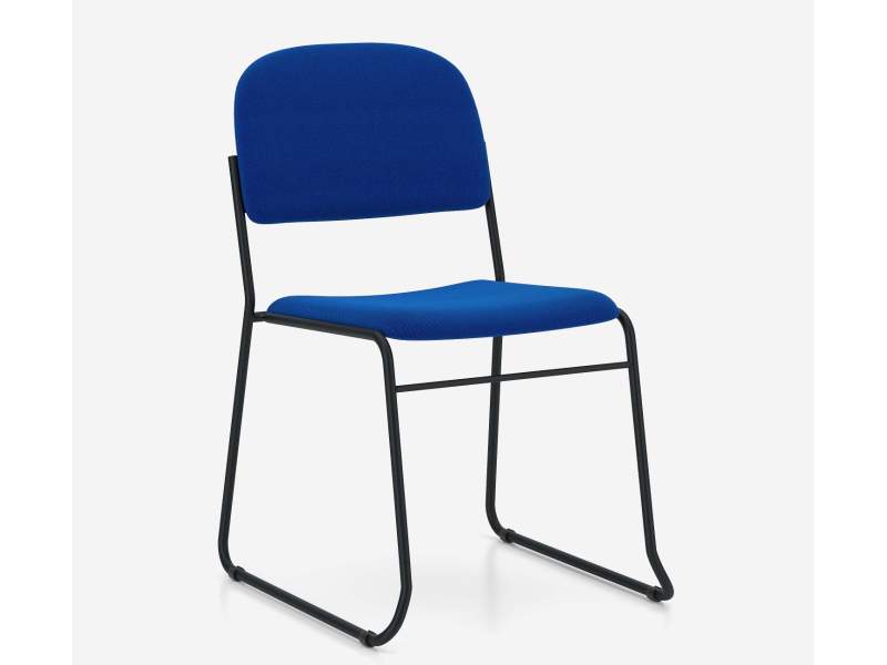 Besucherstuhl blau Besucherstühle Konferenzstühle Cafeteria Stuhl Nowy Styl, Vesta New