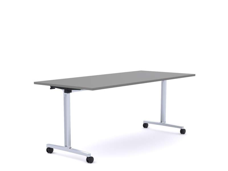 Klapptisch fahrbar Klapptische mit Rollen Büro Rolltisch klappbar Profim u-Connect