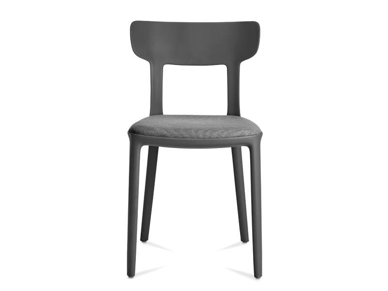 Besucherstuhl grau Besucherstühle Cafeteria Stuhl Kunststoff Café-Stuhl Connection Canova