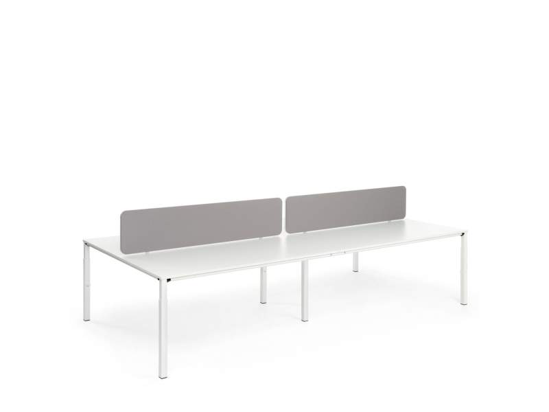 Team-Tisch Büro Team-Tische weiss Teamarbeitstisch Sedus temptation four