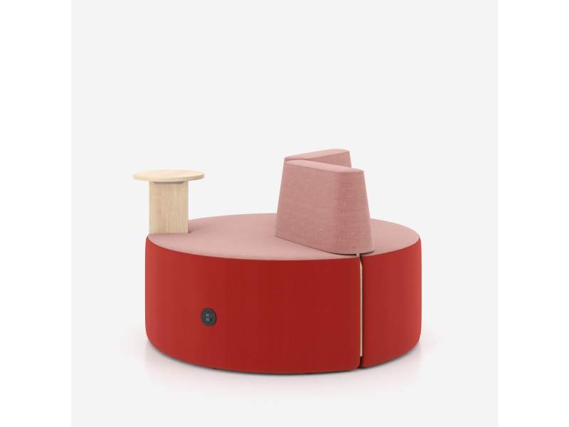 Modulares Pouf-System Nowy Styl Tri.ply für flexible Sitzlandschaften