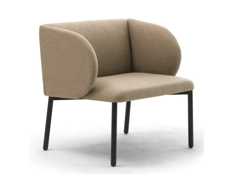 Loungesessel braun Sessel Lounge fm Büromöbel Kyra