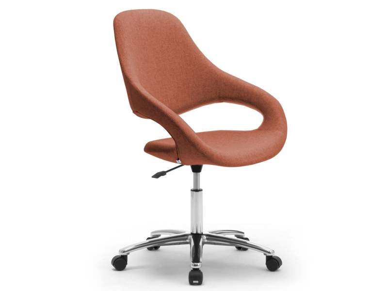 Konferenzstuhl mit Rollen Konferenzstühle Büro Drehstuhl rot fm Büromöbel Elan Plus