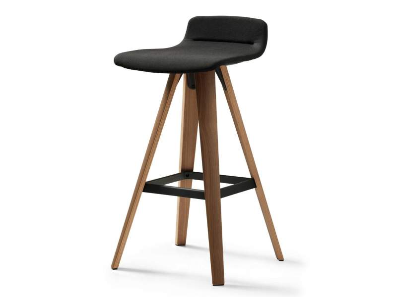 Barstuhl schwarz Barstühle Holz fm Büromöbel fm asiento Barhocker