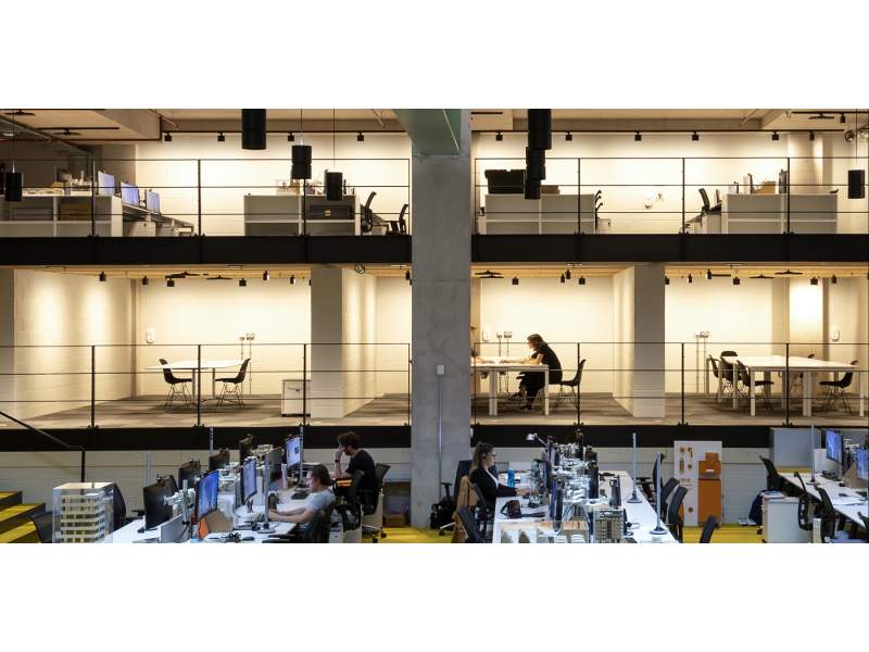 Planung - Lichtplanung Beleuchtungsprojekte ERCO Leuchten Bürobeleuchtung – AHMM London