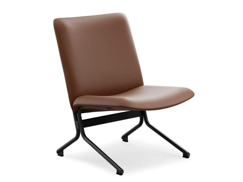 Loungesessel braun Leder Sessel Lounge Sitzmöbel Profim Snap