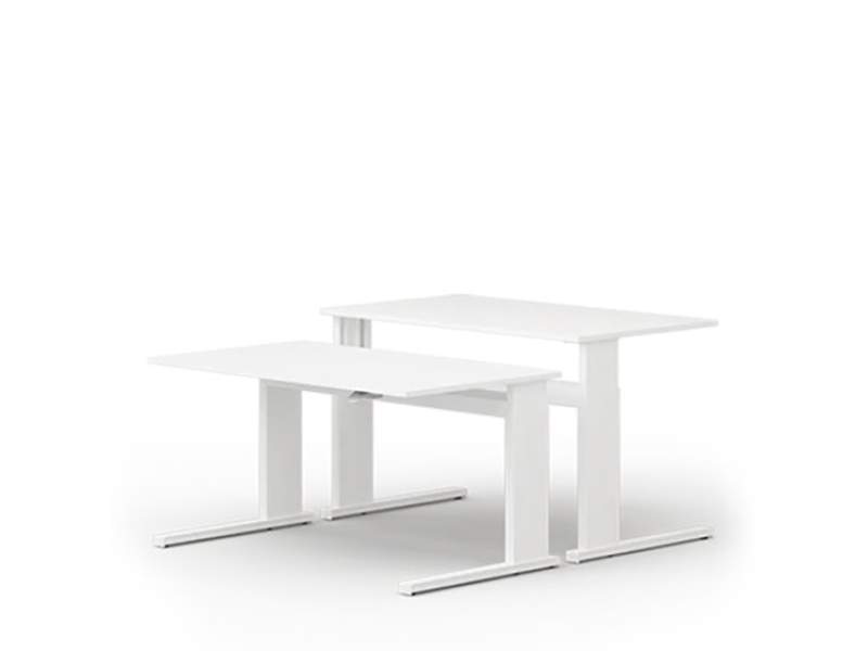 höhenverstellbare Schreibtische Büro Schreibtisch höhenverstellbar Arbeitstisch Team-Tisch Bürotisch Team Leuwico iMOVE Bench
