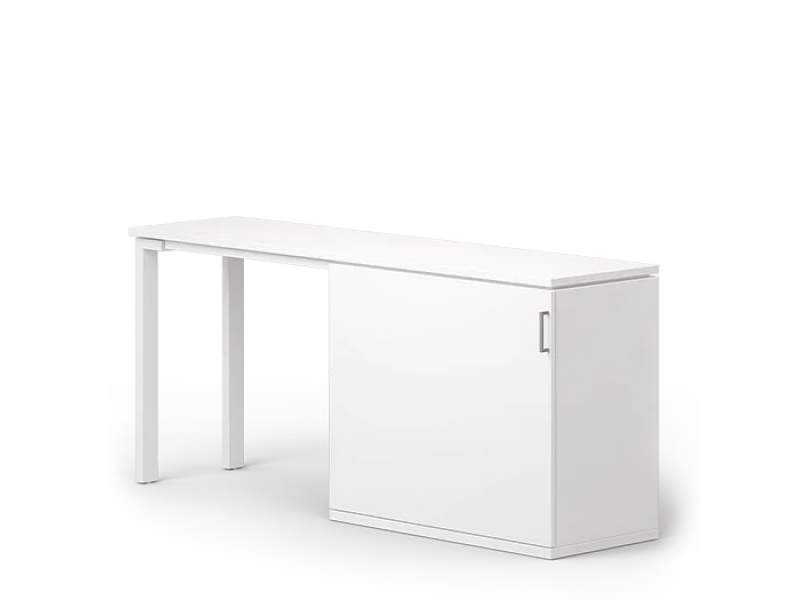 Anstellelemente weiss Büro Büromöbel Leuwico Tischanstellelement
