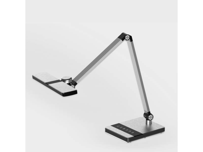 LED Tischleuchte grau Tischlampe Home Office Hansa Nimbus